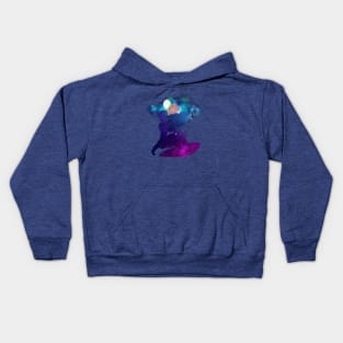 Silver Surfer Galaxy Kids Hoodie